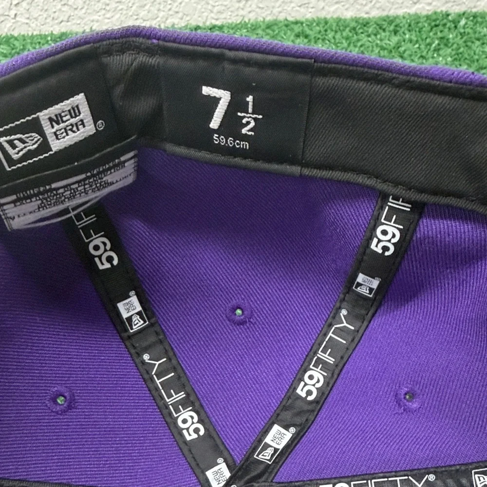 New Era Purple Lakers 59FIFTY Cap - Picture 5 of 6